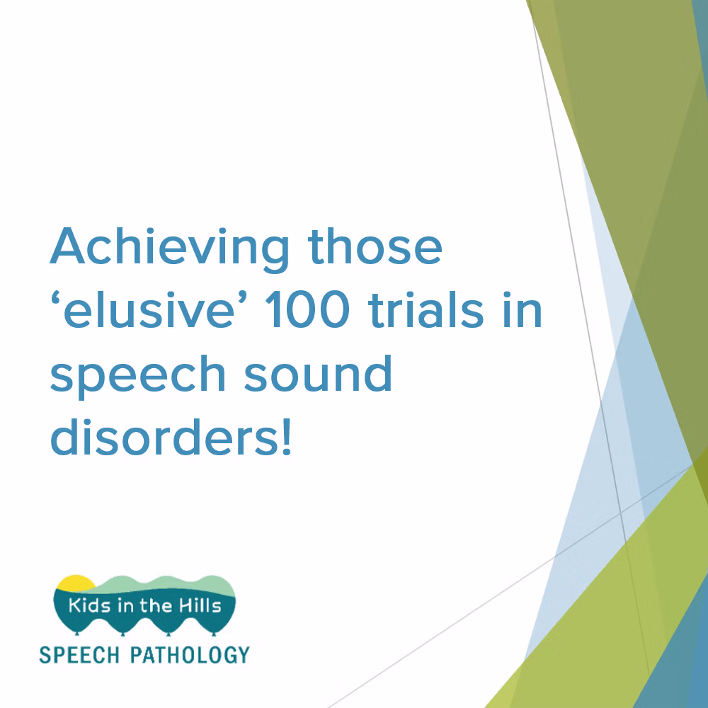 Achieving those elusive 100 trials in speech sound disorders featured image
